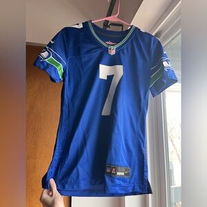 Seattle Seahawks Throwback Jersey Geno Smith #7 Women’s Small